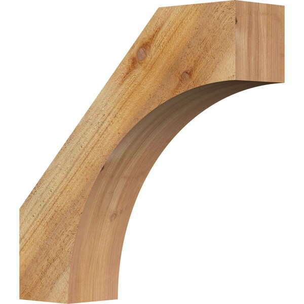 Ekena Millwork 4"W x 16"D x 16"H Westlake Rough Sawn Knee Brace, Western Red Cedar BRC04X16X16WTL00RWR - main